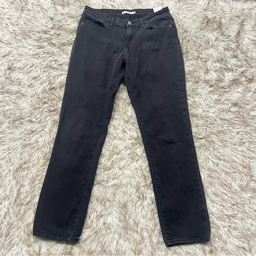 Classic Black Women's Straight-Leg Jeans